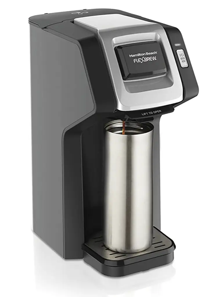 Logo for Hamilton Beach FlexBrew Single Serve Coffee Maker the Coffee Machine from Hamilton