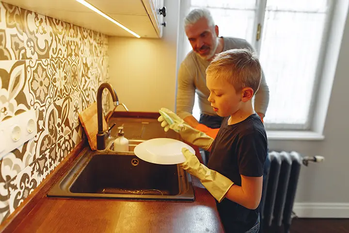 industrious dishwasher that took less attention than they thought