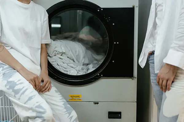 dryer sitting needing to be repurposed