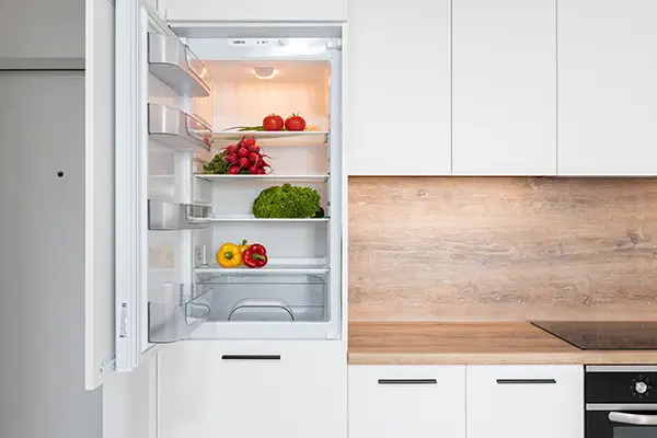 a fridge that operates at too cold temperatures