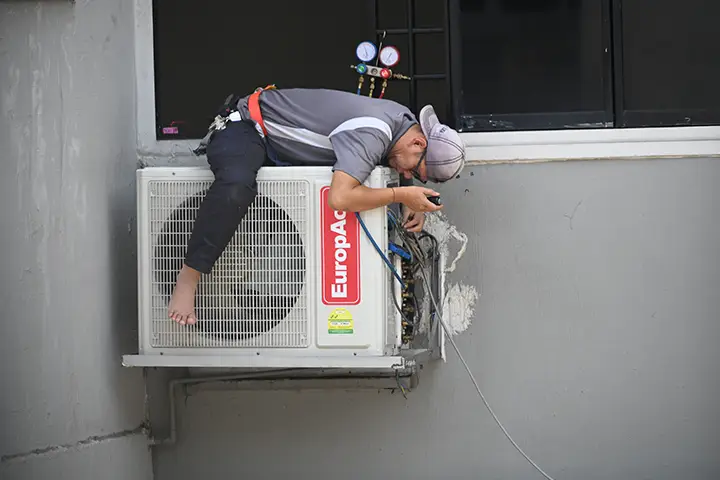 a challenging heat pump awating employment